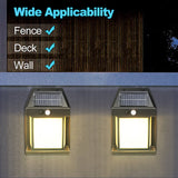 MOTION SENSOR SOLAR WALL LAMP - My Store